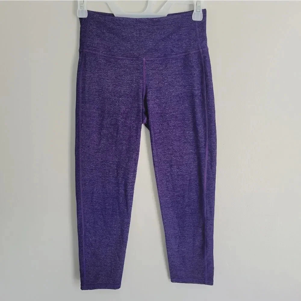‎ATHLETA Capri Leggings Purple Odyssey Chaturanga Capri